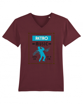 Retro Music Burgundy