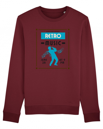 Retro Music Burgundy