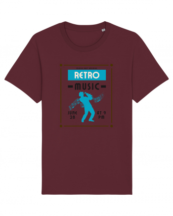 Retro Music Burgundy