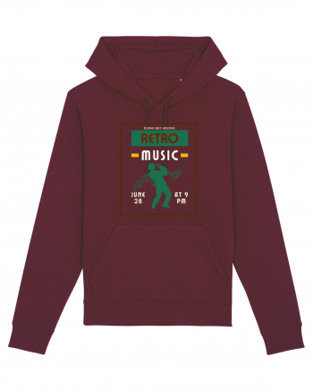 Retro Music Burgundy