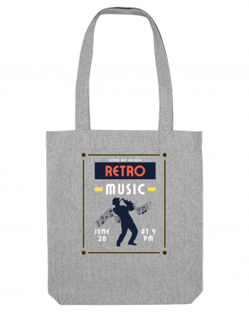 Retro Music Heather Grey