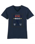 Retro Music Tricou mânecă scurtă guler V Bărbat Presenter