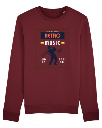 Retro Music Burgundy