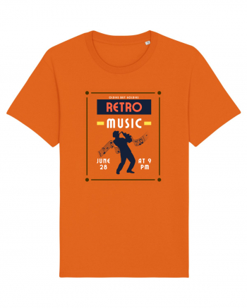 Retro Music Bright Orange