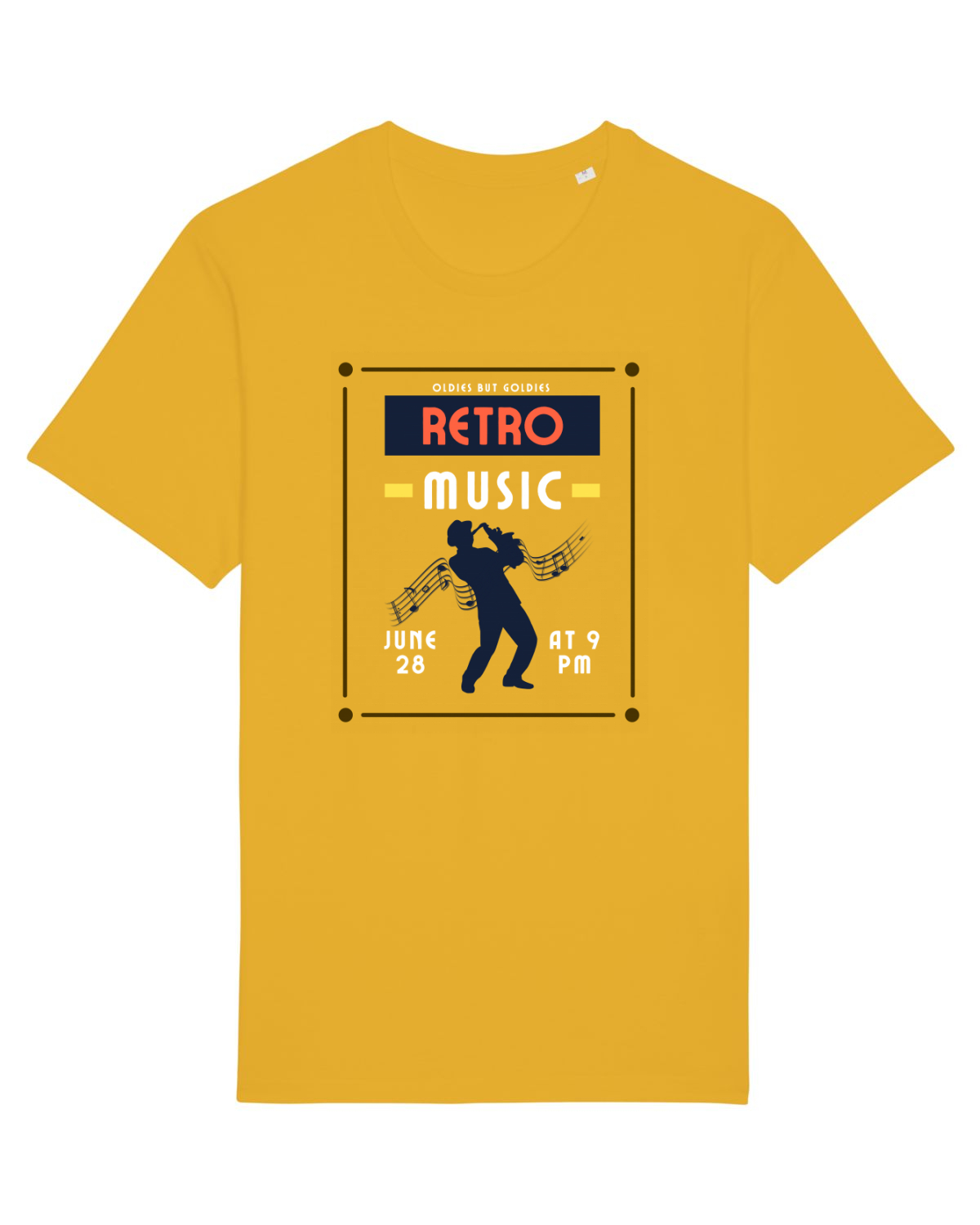 Tricou mânecă scurtă Unisex Rocker Spectra Yellow