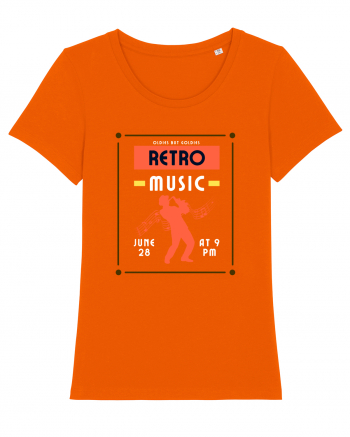 Retro Music Bright Orange