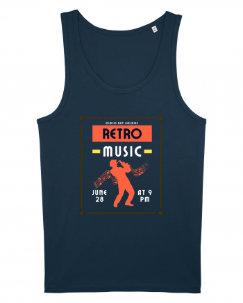 Retro Music Navy