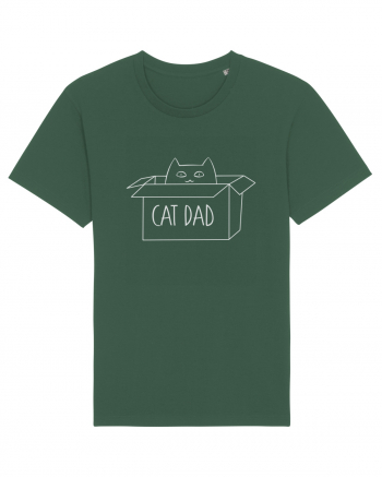 Cat Dad Bottle Green