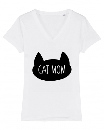 Cat Mom White