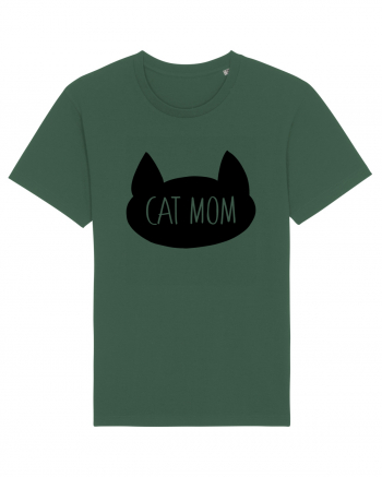 Cat Mom Bottle Green