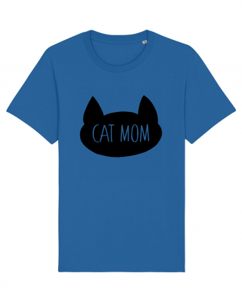 Cat Mom Royal Blue