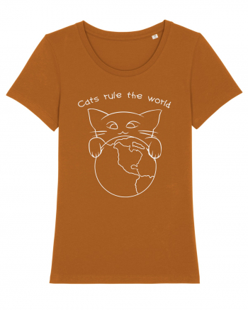 Cats Rule the World Roasted Orange