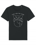 Cats Rule the World Tricou mânecă scurtă Unisex Rocker