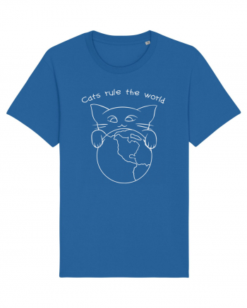 Cats Rule the World Royal Blue