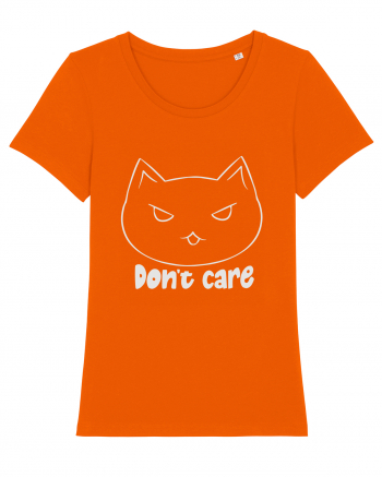 Don't Care Bright Orange