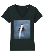 Sky Waterfall Tricou mânecă scurtă guler V Damă Evoker