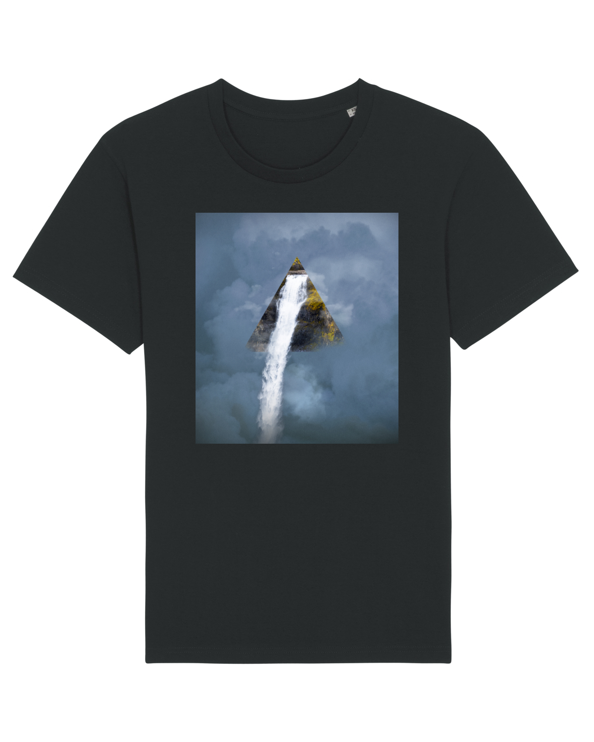 Tricou mânecă scurtă Unisex Rocker Black