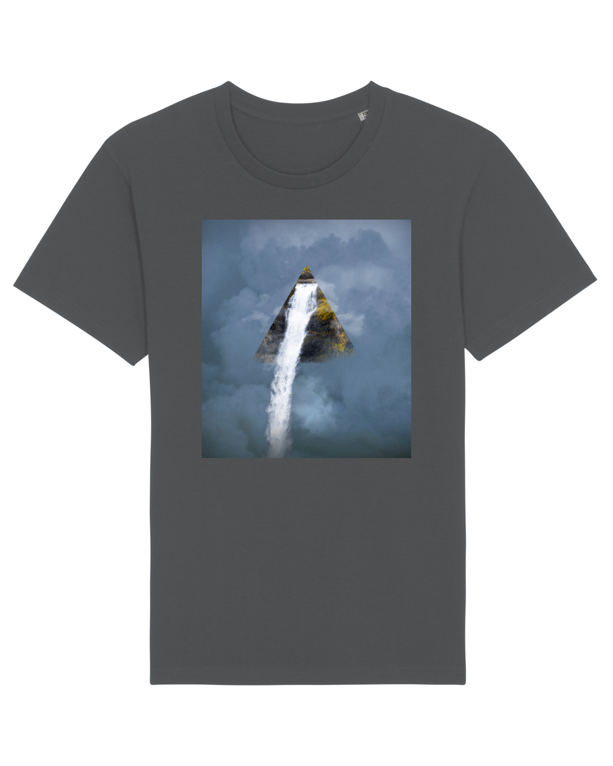 Tricou mânecă scurtă Unisex Rocker Anthracite