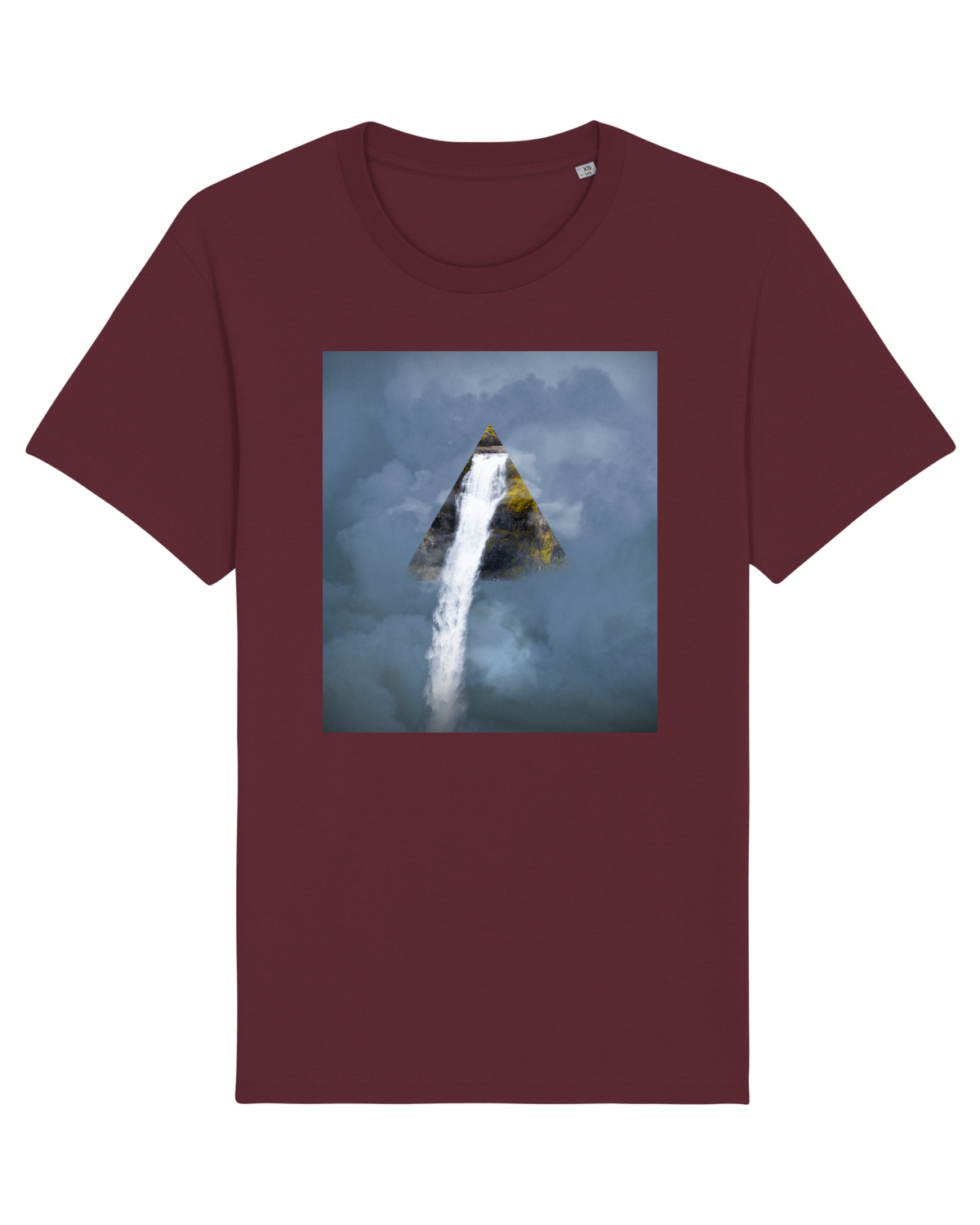 Tricou mânecă scurtă Unisex Rocker Burgundy