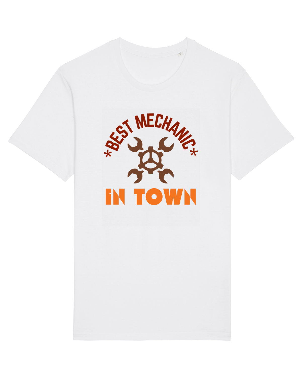Tricou mânecă scurtă Unisex Rocker White