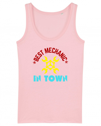 Best Mechanic In Town Cotton Pink