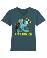 Tonul face muzica v1 Tricou mânecă scurtă guler V Bărbat Presenter