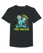 Tonul face muzica v1 Tricou mânecă scurtă guler larg Bărbat Skater