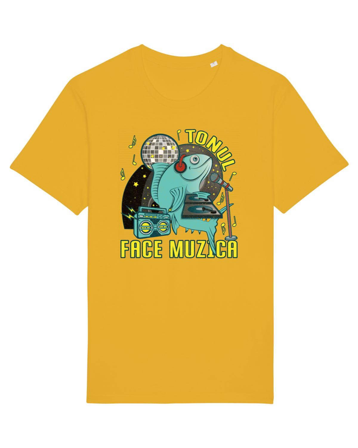 Tricou mânecă scurtă Unisex Rocker Spectra Yellow