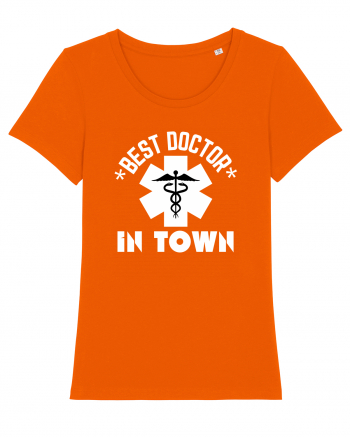 Best Doctor In Town Bright Orange