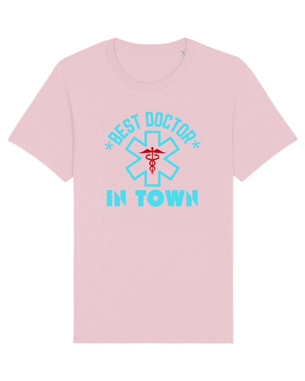 Tricou mânecă scurtă Unisex Rocker Cotton Pink