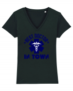 Best Doctor In Town Tricou mânecă scurtă guler V Damă Evoker