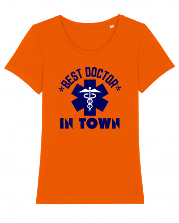 Best Doctor In Town Bright Orange