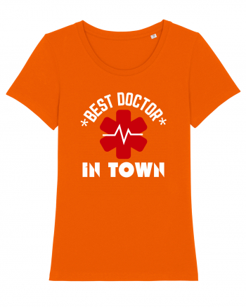 Best Doctor In Town Bright Orange