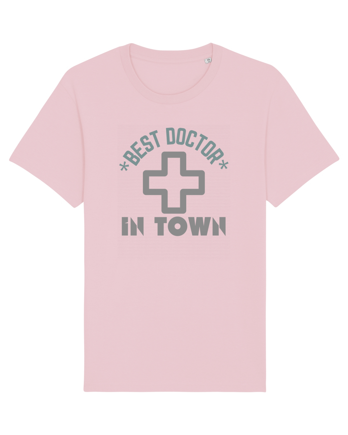 Tricou mânecă scurtă Unisex Rocker Cotton Pink