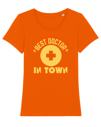 Best Doctor In Town Bright Orange