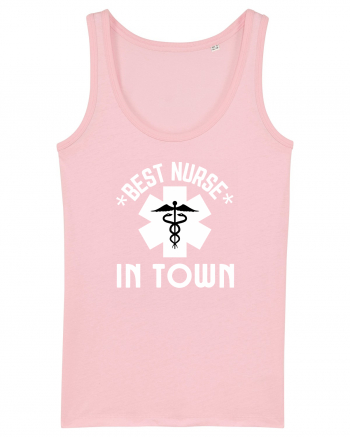 Best Nurse In Town Cotton Pink