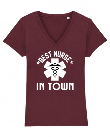 Best Nurse In Town Burgundy