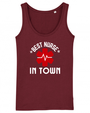 Best Nurse In Town Burgundy