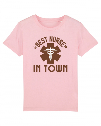 Best Nurse In Town Cotton Pink