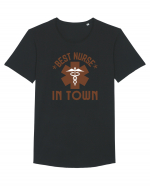 Best Nurse In Town Tricou mânecă scurtă guler larg Bărbat Skater