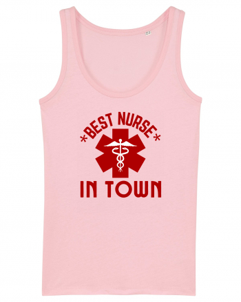 Best Nurse In Town Cotton Pink