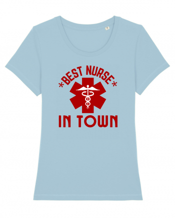 Best Nurse In Town Sky Blue