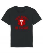 Best Nurse In Town Tricou mânecă scurtă Unisex Rocker