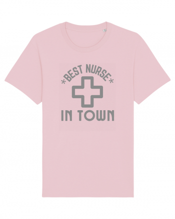 Best Nurse In Town Cotton Pink