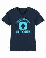 Best Nurse In Town Tricou mânecă scurtă guler V Bărbat Presenter