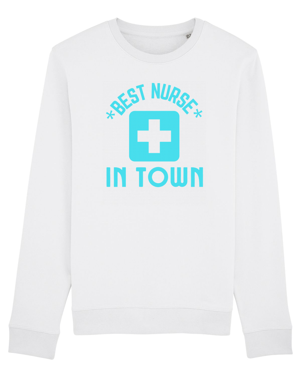 Bluză mânecă lungă Unisex Rise White