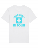 Best Nurse In Town Tricou mânecă scurtă Unisex Rocker