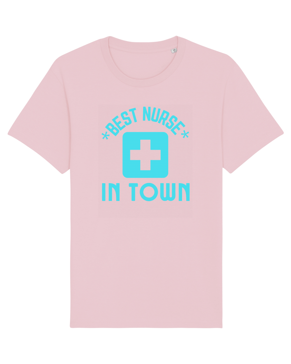 Tricou mânecă scurtă Unisex Rocker Cotton Pink