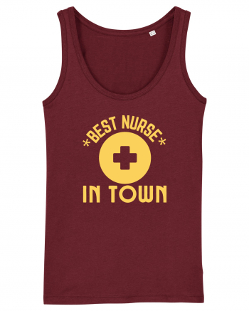 Best Nurse In Town Burgundy