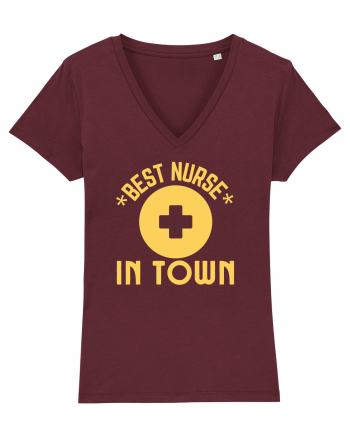 Best Nurse In Town Burgundy